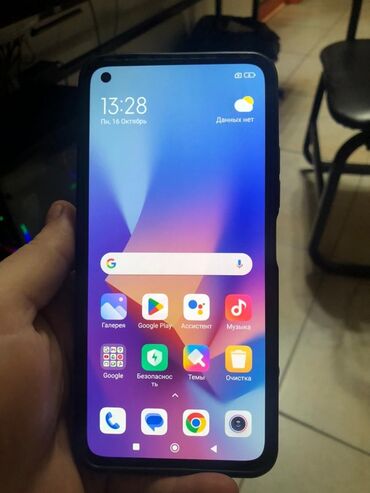 11 лайт: Xiaomi, Mi 11 Lite, Б/у, 128 ГБ, цвет - Голубой, 2 SIM