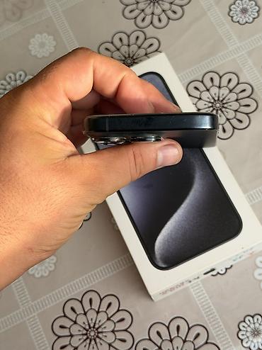 iphone 15 pro almaq: IPhone 15 Pro, 128 GB, Göy — 8