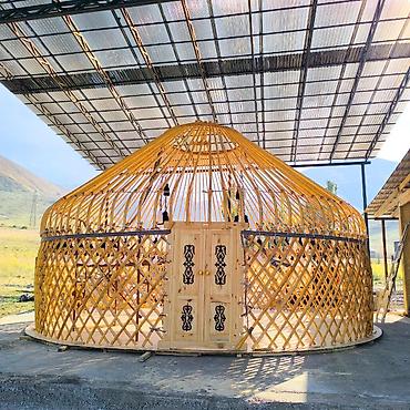 Продажа юрт: Продажа юрты, Каркас Деревянный, 65 баш, Диаметр: 5 метров — 8