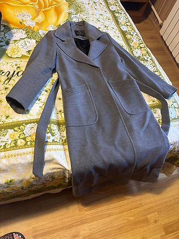 пальто zara: Пальто, L, XL, цвет - Серый — 2