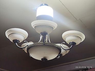 şuşə vitirin: Çılçıraq, 6 lampa, Şüşə — 2