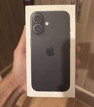 Mobil telefon və aksesuarlar: IPhone 16, 128 GB, Qara, Face ID — 8