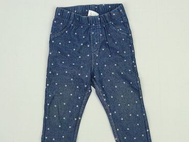 legginsy z siatka po boku: Leggings, 9-12 months, condition - Very good