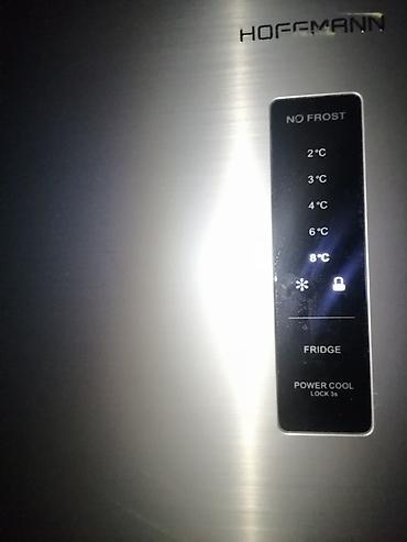 soyuducu skaf: İşlənmiş 2 qapılı Hoffman Soyuducu Satılır, rəng - Boz, Dolab içi — 2