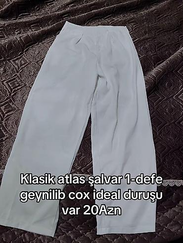 sport geyimler: Брюки, XL, цвет - Белый — 1