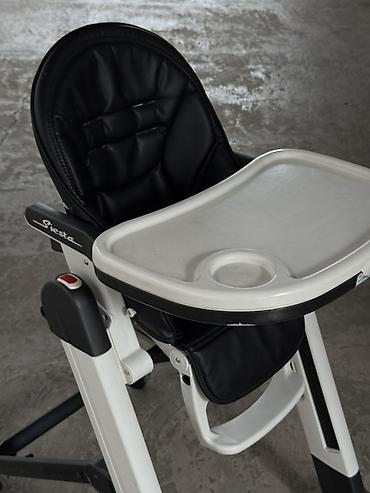 peg prego: Стульчик для кормления, Б/у, Peg perego, Трансформер, цвет - Черный, Платная доставка, Самовывоз — 1