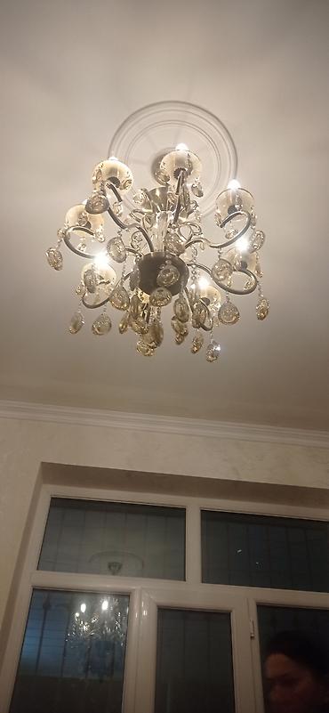 17 şam: Çılçıraq, 8 lampa, Şüşə — 4
