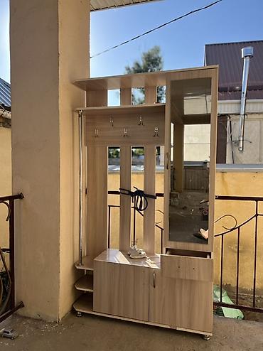Прихожая-гардероб в светлом древесном декоре - Компактный модуль для at lalafo.kg Прихожая-гардероб в светлом древесном декоре - Компактный модуль для