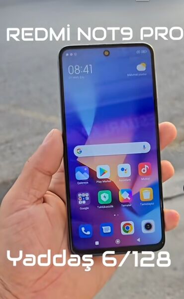 Opel: Redmi Note 9 Pro, 128 GB, rəng - Ağ