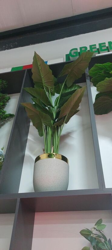 Süni güllər: Dəbli dekorativ süni bitkilər kompozisiyası - Düzbucaqlı uzun — 23