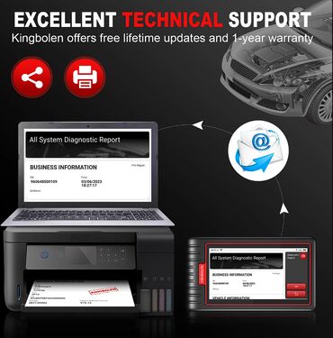 Alati za automobile: Novo - Kingbolen S6 OBD2 28 Reset IMMO/BMS/TPMS/ABS Bleeding Novo - — 17