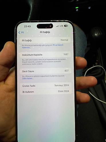 iphone 15 pro 512: IPhone 15 Pro Max, 256 GB, Blue Titanium, Face ID, Sənədlərlə — 5