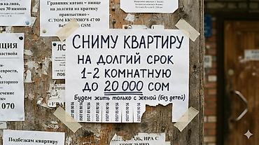 дом квартиры: Ищем квартиру для долгосрочной аренды в городе Кара-Балта. Пара без — 1