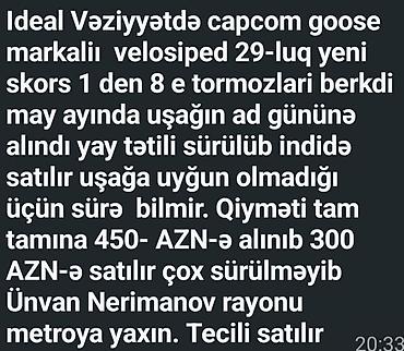 Dağ velosipedləri: Yeni velosiped satilir şekilleri paylaşılıb sola çevirin her şeyi — 4