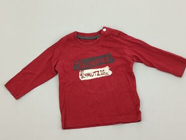 koszula chłopięca czerwona: Bluzka, 3-6 m, stan - Dobry