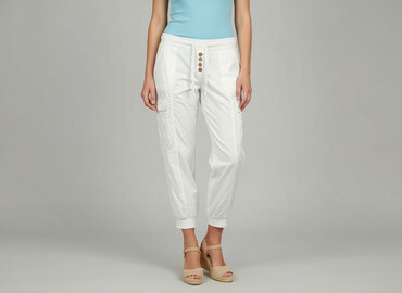 versace jeans couture: Vintage Denim, 3/4 Trousers for women, size M