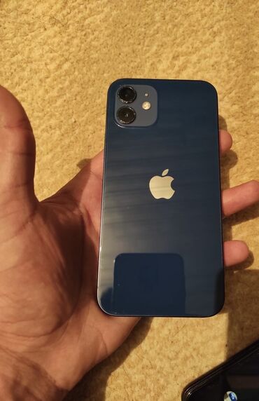 iphone 12 qara: IPhone 12, 64 ГБ, Голубой