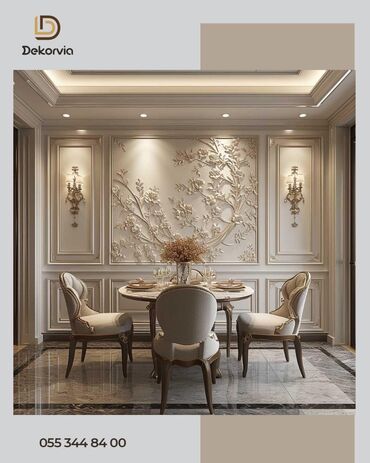 Malyar işləri: 🔸 Bütün növ gips məhsullarının hazırlanması 🔸 Zövqlü və mükəmməl — 6