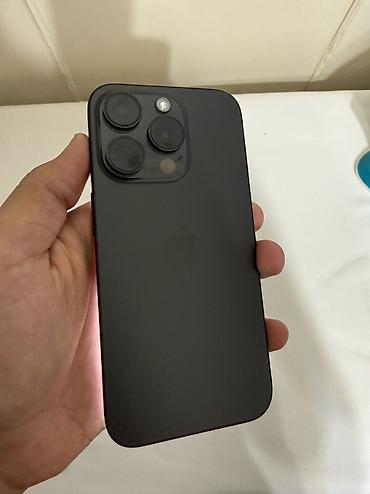 iphone 15 pro max satis: IPhone 15 Pro, 256 GB, Black Titanium, Zəmanət — 4