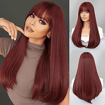 Perike i klipse: Perike – ravna kosa, više stilova i boja Opis: - Moderna kolekcija — 34