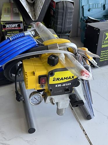 Дом и сад: Безвоздушный окрасочный аппарат ERAMAX ER-450 - Тип: электрический — 2