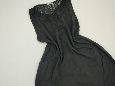 lniana bluzki bez rękawów: Blouse, M (EU 38), condition - Good