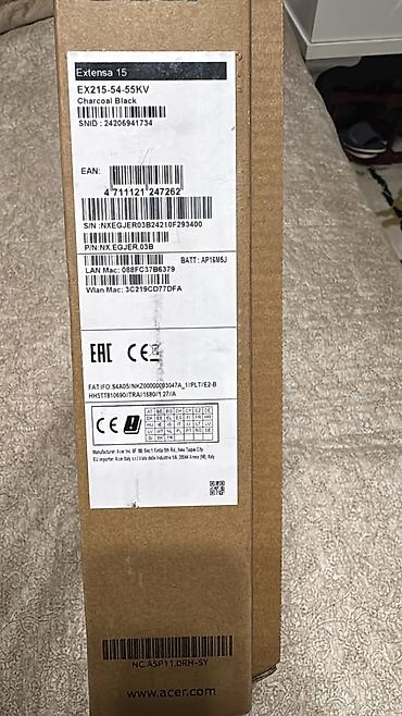tp link azerbaycan: Acer Extensa 15 noutbuk - Model: Acer Extensa 15 (EX215-54-56KV) — 6