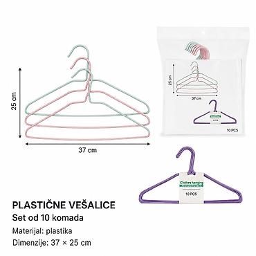 KMT Plastificirani pahulja mali vešalica – set od 10 komada - Brend