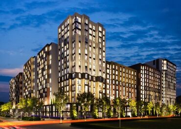 парк авеню эмарк: 1 комната, 54 м², Элитка, 8 этаж, ПСО (под самоотделку)