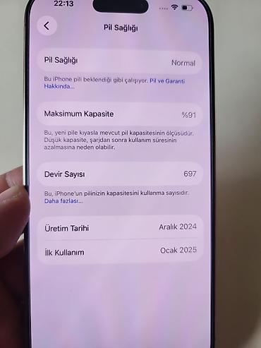 kaburolar: IPhone 16 Pro, 128 GB, Ağ, Sənədlərlə — 7