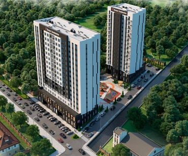квартира в районе ахунбаева: 1 комната, 50 м², Элитка, 12 этаж, ПСО (под самоотделку)