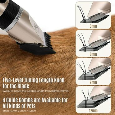 Oprema za kućne ljubimce: Masinica za sisanje pasa za pse 9u1 + pedikir set Detalji o proizvodu — 6