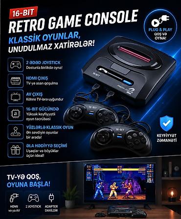 Другие игры и приставки: SEGA Mega Drive 2 16 Bit Video Oyun Konsolu – Yeni satılır. Yeni və — 1