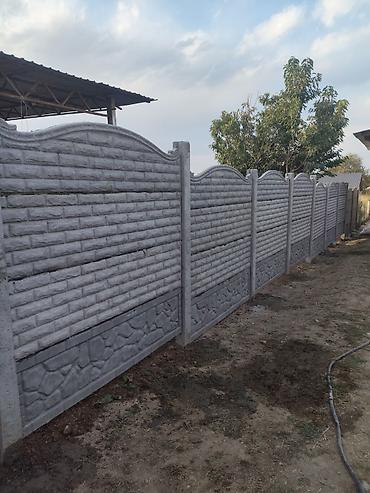 Бетонные еврозаборы: Бетонный еврозабор, Другой бренд, Декоративный, Новый, В розницу,Наличный расчет — 2