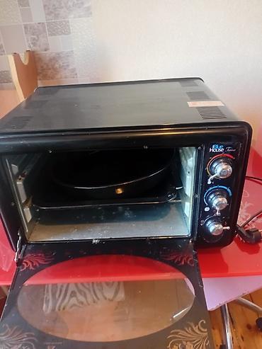soba duxovka: Blue House Turbo elektrik mini-sobası - Kompakt stolüstü dizayn — 2