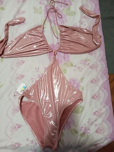 koton dzemper: Roze kupaci. L vel. Metalik roze. Unikatan. Nov sa etiketom — 6