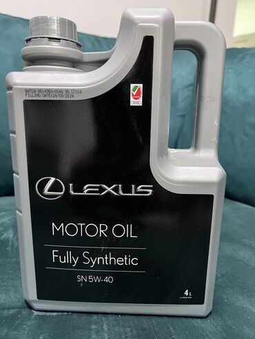 Другие автозапчасти: Ординальное масло LEXUS GENUINE MOTOR OIL SN 5W-40 ПОЛНОСТЬЮ