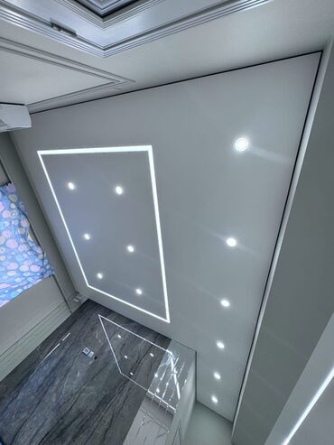 Натяжной потолок: Натяжной потолок Матовое, 3D потолки, Глянцевое Бесплатный замер, Гарантия, Монтаж — 23