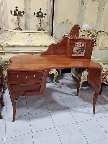 polovna sudopera cena: Toaletni sto sa stolicom / Šminkernica 💄✨ Dobro stanje. 🏠 Moguće — 6