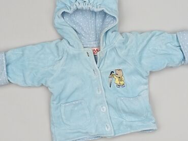 pluszowa kurtka z kapturem: Jacket, 3-6 months, condition - Very good