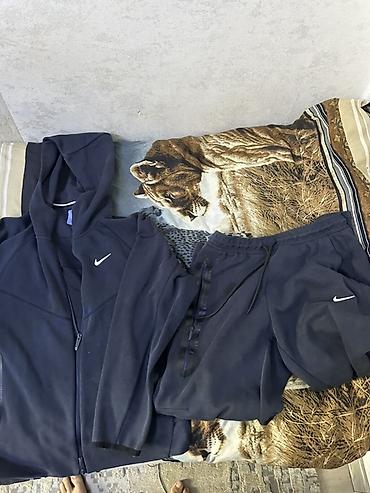 nike tech flice: Мужской спортивный костюм, M, L, Nike, Б/у, цвет - Синий, Платная доставка — 2