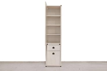 Книжные полки: Шкаф пенал пристенный 2Д (Magellan 2D1S), коллекции Магеллан, Сосна — 4