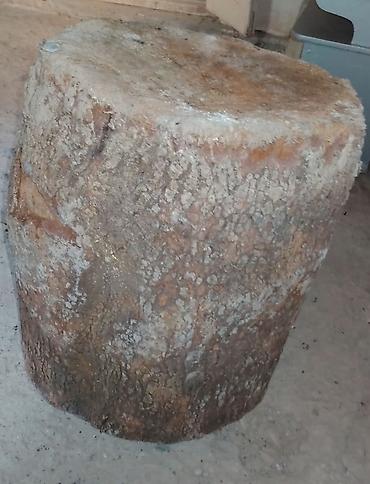 Biznes üçün avadanlıq: Böyük kəsim ət kötüyü - Material: təbii ağac gövdəsi, qabıqlı səth - — 2