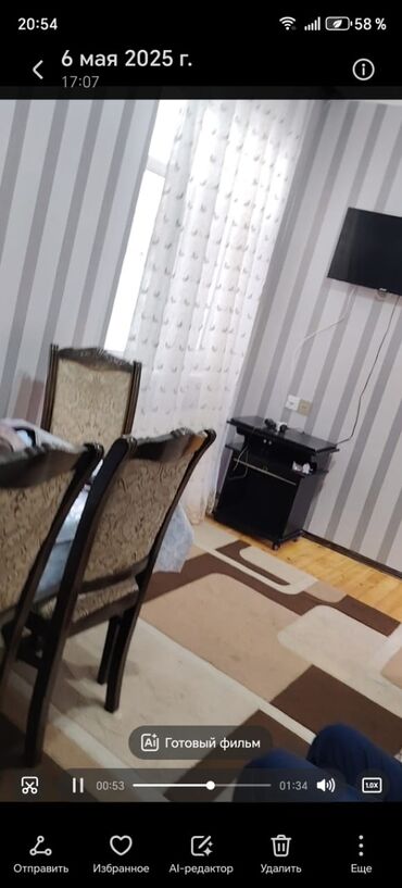 kiraye evler 2023 ecemi: 80 м², 2 комнаты, Комби, Газ, Электричество