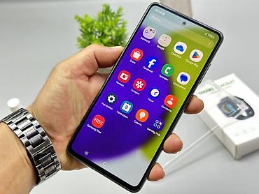 Мобильные телефоны и аксессуары: Samsung Galaxy A52, Б/у, 128 ГБ, цвет - Черный, 2 SIM — 2