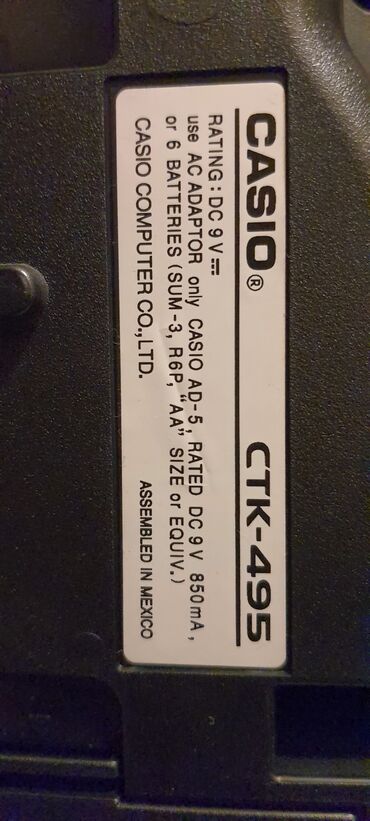 Sintezatorlar: Sintezator, Casio — 8