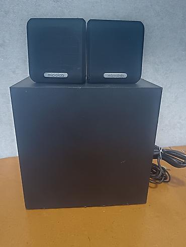 колонка microlab: Акустическая система Microlab 2.1 (сабвуфер + 2 сателлита) - Формат — 3