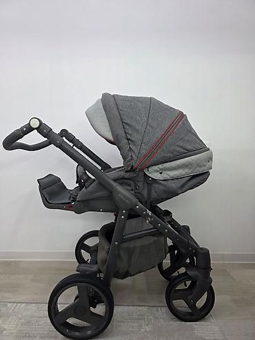 коляски babyton: Коляска, цвет - Серебристый, Б/у, Самовывоз, Платная доставка — 1