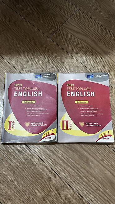 Testlər: Məhsul: “2023 Test Toplusu – English” (DİM), I hissə və II hissə — 1