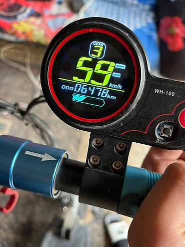 Elektrikli samokatlar: Elektrikli skuter – Tooa GT-18B Əsas xüsusiyyətlər: - Güclü ön — 9
